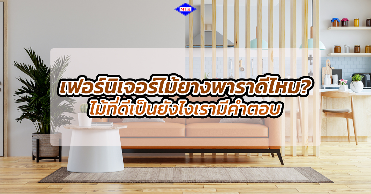 เฟอร์นิเจอร์ไม้ยางพารา ดีไหม ? ไม้ที่ดีเป็นยังไงเรามีคำตอบ!!!