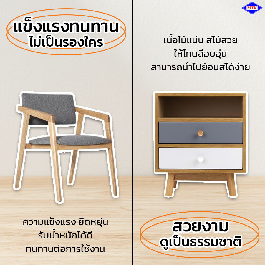 เฟอร์นิเจอร์ไม้ยางพารา ดีไหม