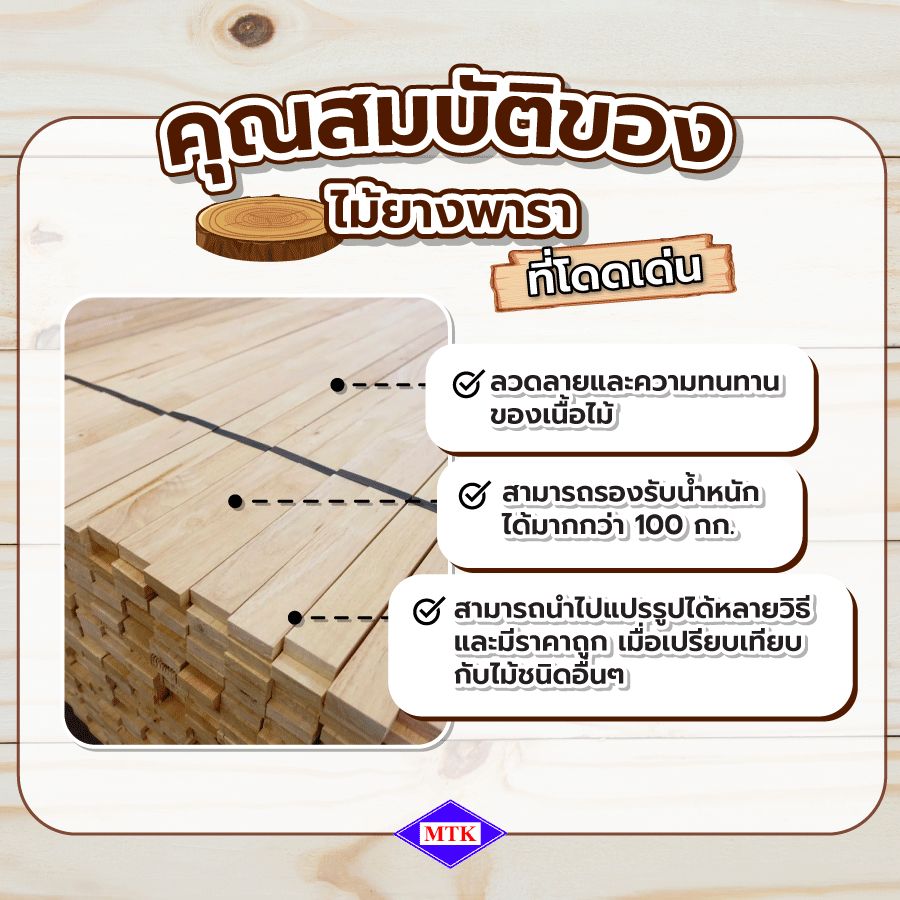 ไม้ยางพารา