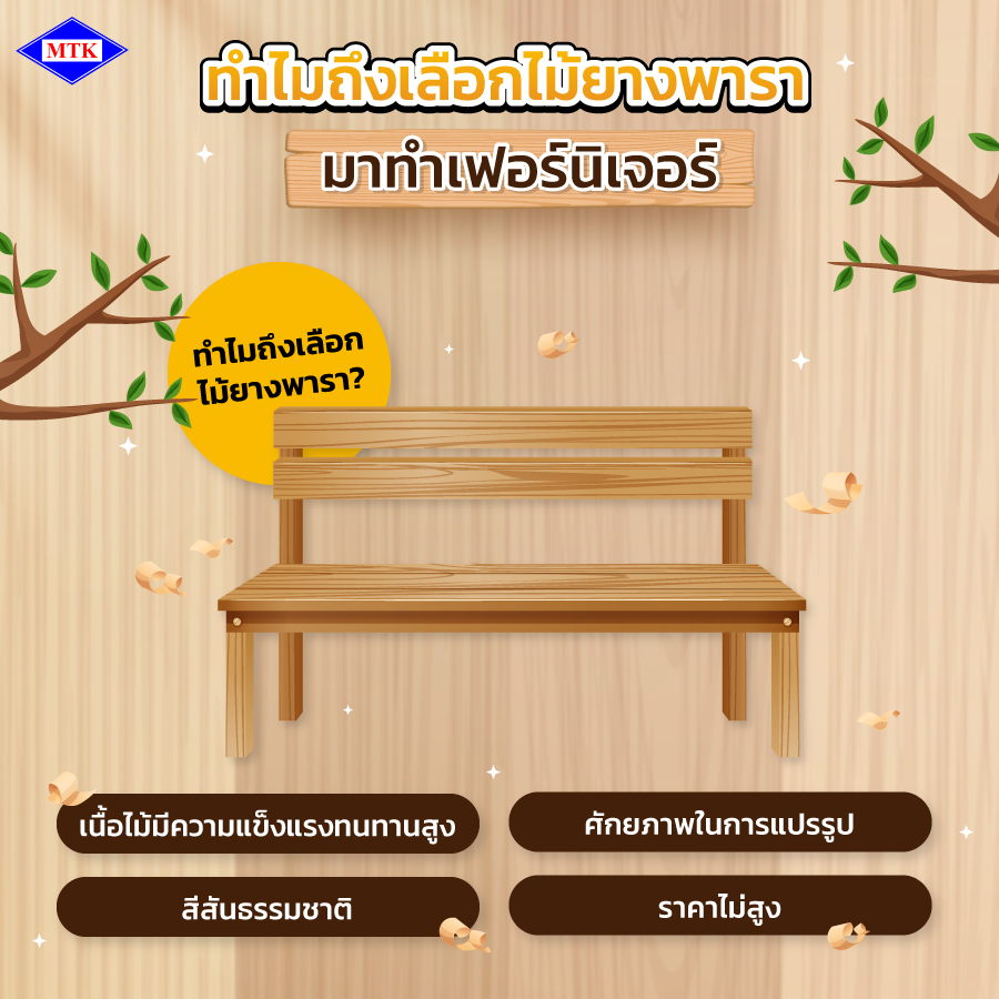 ไม้ยางพารา